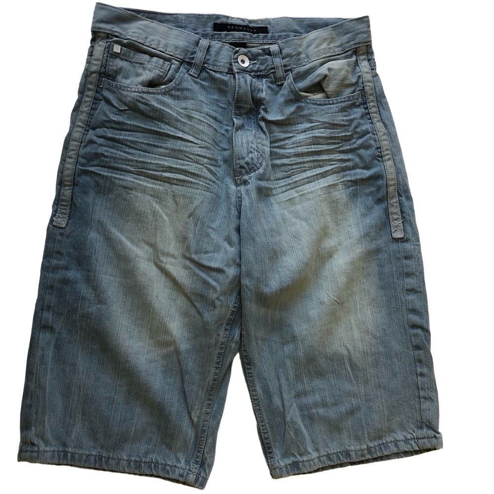 Sean John Light Wash Denim Short‎ - Men’s 32